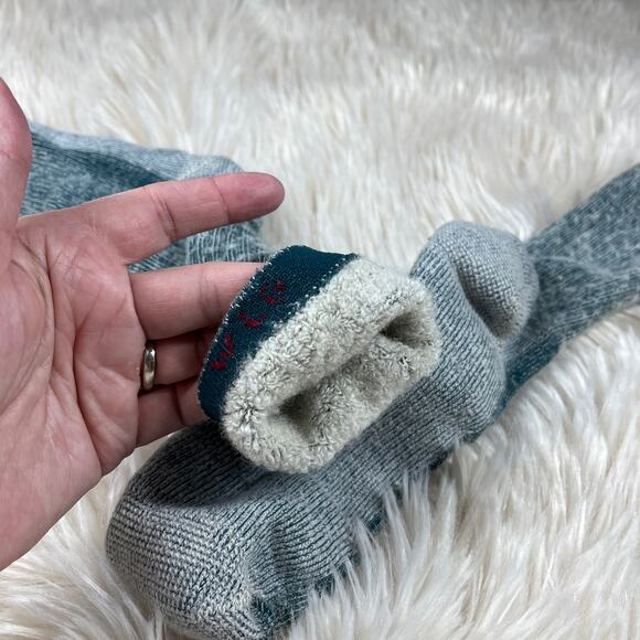 Smartwool Socks Womens Size 8-10 Heathered Green Mid Calf Merino Thick Warm - Picture 3 of 6